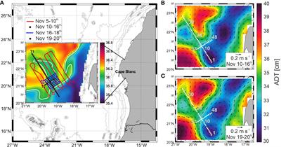 High-resolution variability of dissolved and suspended organic matter in the Cape Verde Frontal Zone